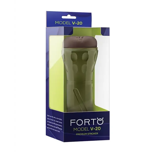 Male Sex Toys Vvole Forto Model V20 HardSide Vagina Masturbator Dark