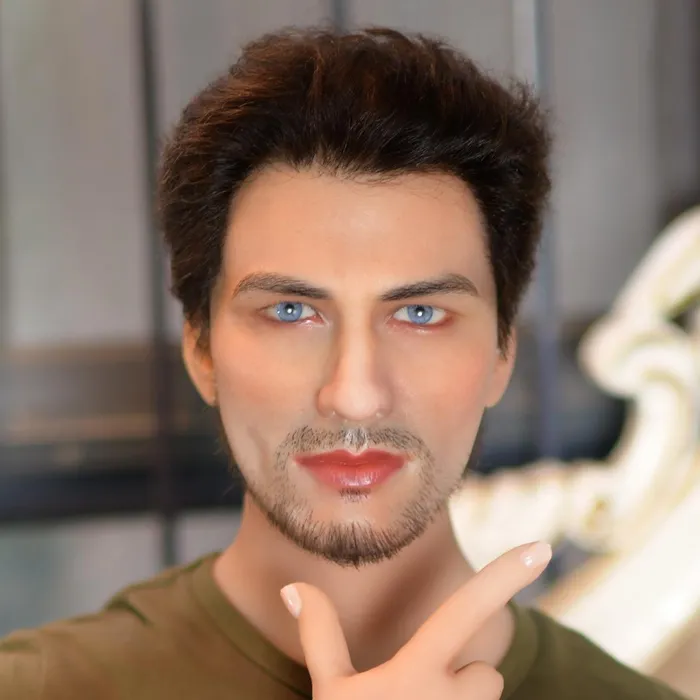 Neodoll Allure MALE 106 Sex Doll Head M16 Compatible Tan 6YE Doll Male Sex Toys