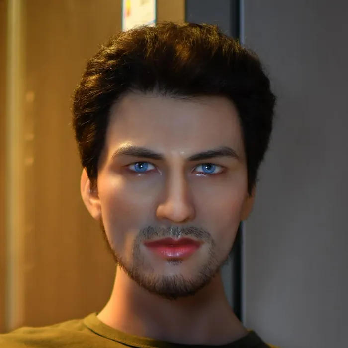 Neodoll Allure MALE 106 Sex Doll Head M16 Compatible Tan 6YE Doll Male Sex Toys