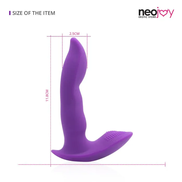 Neojoy Anal Neojoy Prostate Deep Stimulating PSpot Intense Massager Anal Vibrator 118cm 46 inch