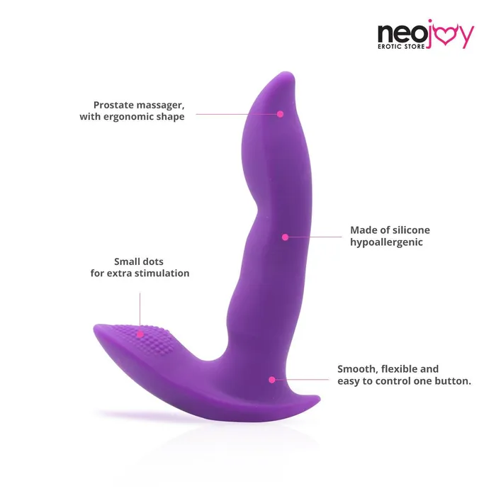 Neojoy Anal Neojoy Prostate Deep Stimulating PSpot Intense Massager Anal Vibrator 118cm 46 inch
