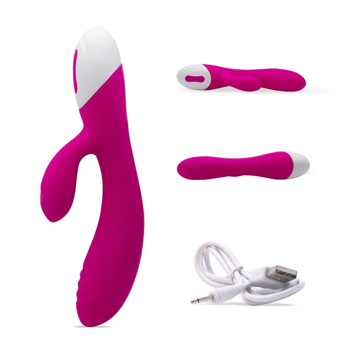 Neojoy Vibrators Neojoy Love Rabbit Silicone Rabbit Vibrator USB Rechargeable 5Speed 8Functions Pink Neojoy Vibrators Neojoy Love Rabbit Silicone Rabbit Vibrator USB Rechargeable 5Speed 8Functions Pink
