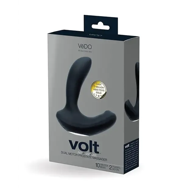 Savvy Co Anal VeDo Volt Rechargeable Prostate Vibe Black