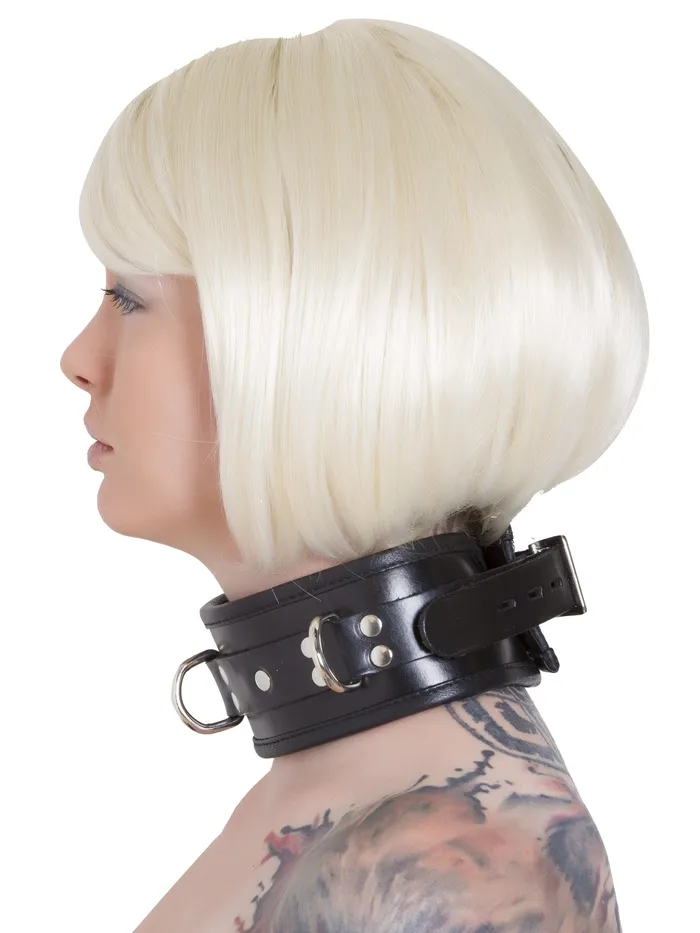 Vibrators HonourSkintwocom Leather Deluxe Padded Collar