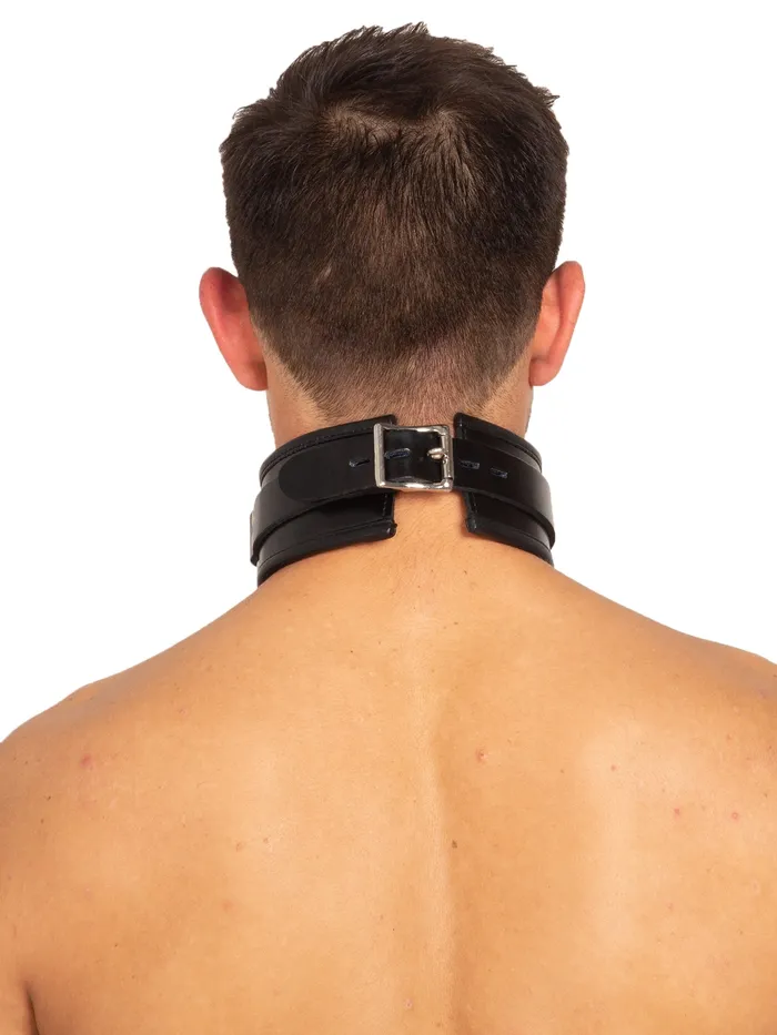 Vibrators HonourSkintwocom Leather Deluxe Padded Collar