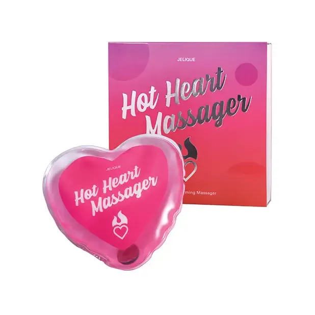 Vibrators Jelique Hot Heart Massager Pink Classic Brands LLC