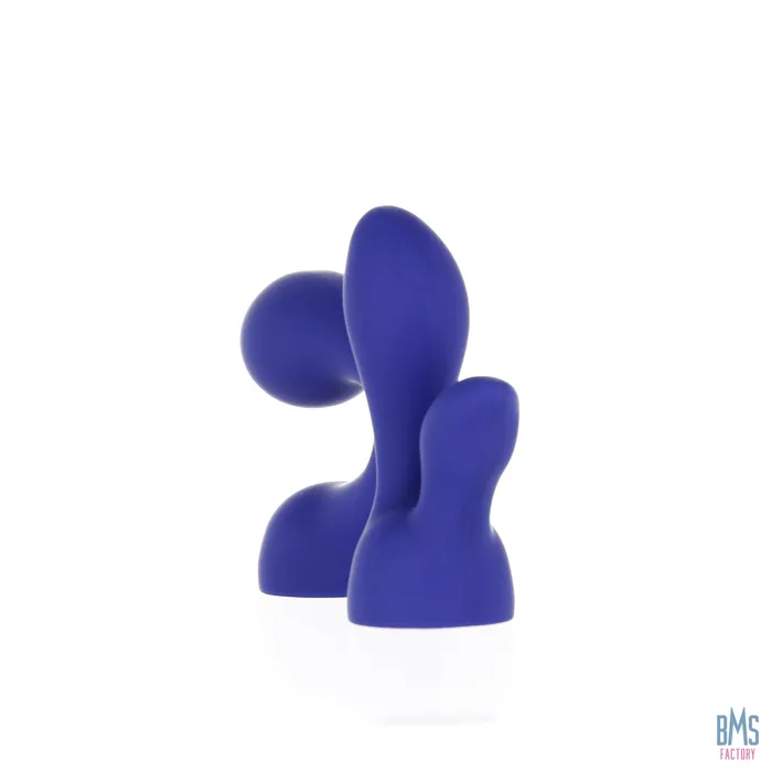 Vibrators PalmPower PalmSensual Head Attachments For Use With PalmPower Blue 2pcs PalmPower