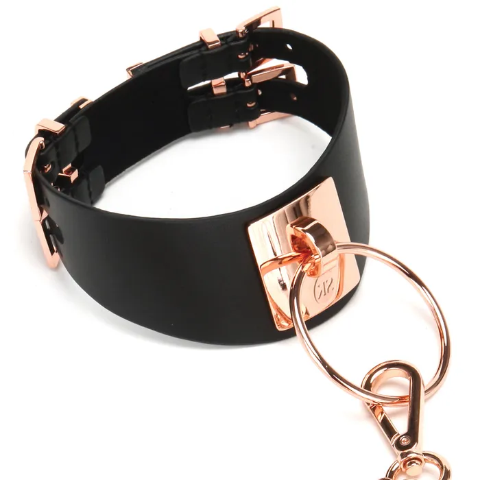 Vibrators XGen Secret Kisses Rose Gold Collar and Leash Vibrators XGen Secret Kisses Rose Gold Collar and Leash