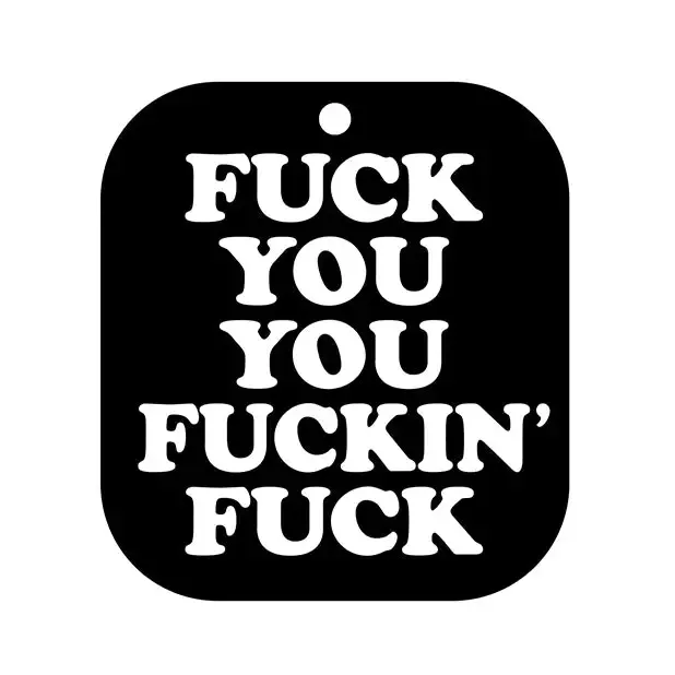 Wood Rocket Air Freshener Fuck You You Fucking Fuck WoodRocket Vibrators Wood Rocket Air Freshener Fuck You You Fucking Fuck WoodRocket Vibrators