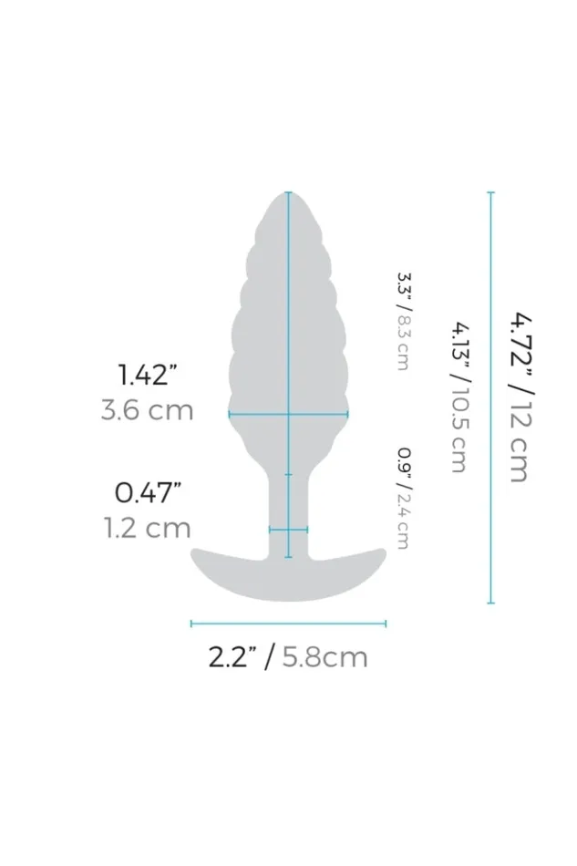 BVibe Anal bVibe Bump Textured Vibrating Butt Plug Mint