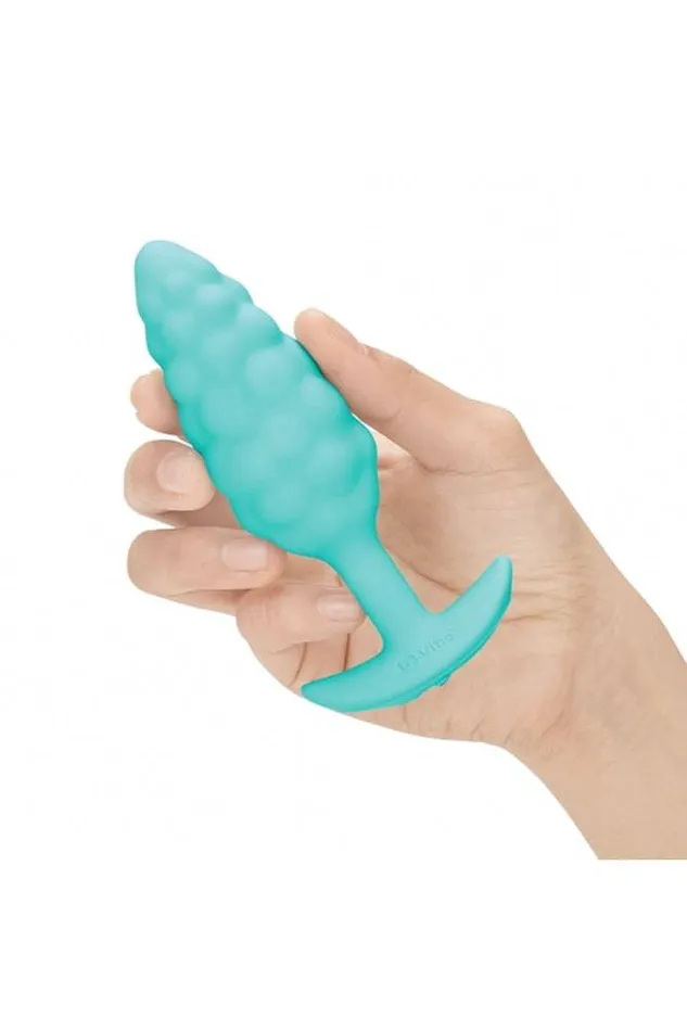BVibe Anal bVibe Bump Textured Vibrating Butt Plug Mint