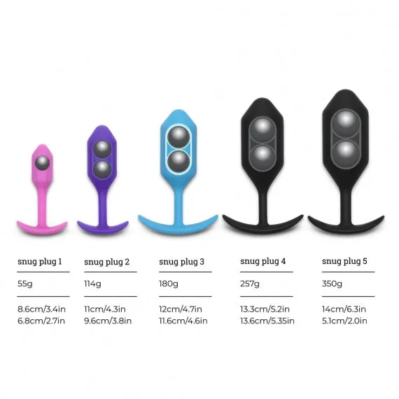 BVIBE Anal bVibe Snug Plug 1 Fuchsia
