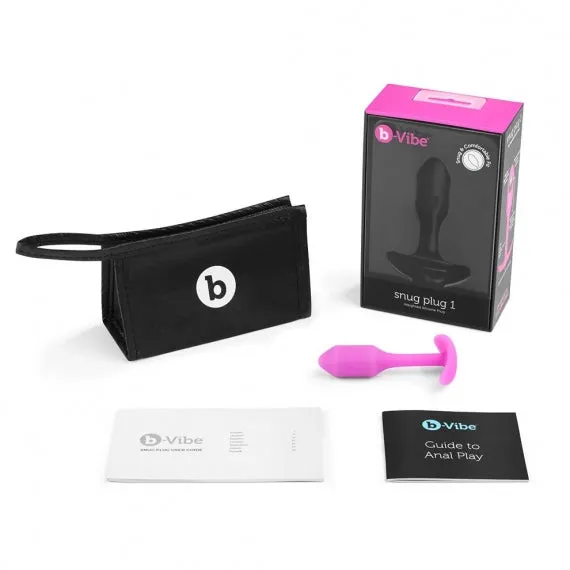 BVIBE Anal bVibe Snug Plug 1 Fuchsia