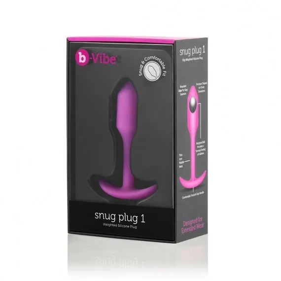 BVIBE Anal bVibe Snug Plug 1 Fuchsia