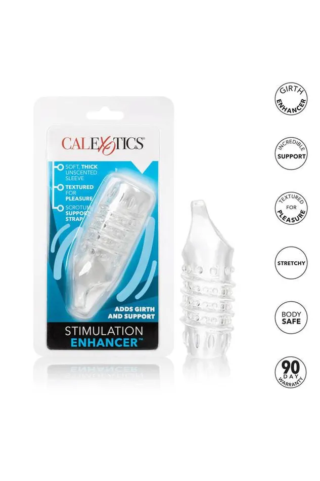 Cal Exotics Stimulation Enhancer Penis Sleeve Assorted Colors Cal Exotics Male Sex Toys
