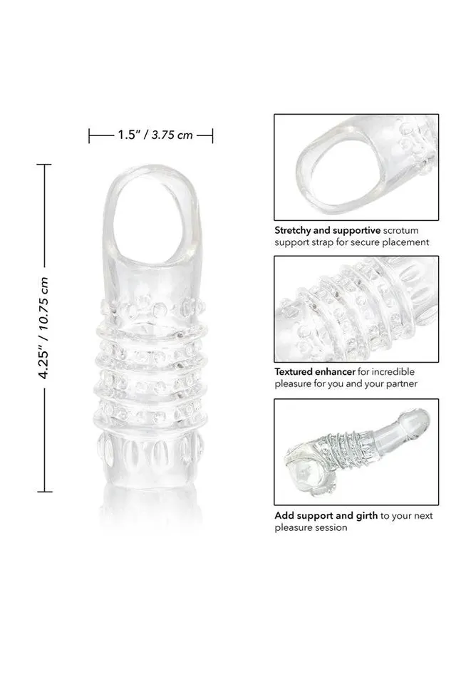 Cal Exotics Stimulation Enhancer Penis Sleeve Assorted Colors Cal Exotics Male Sex Toys