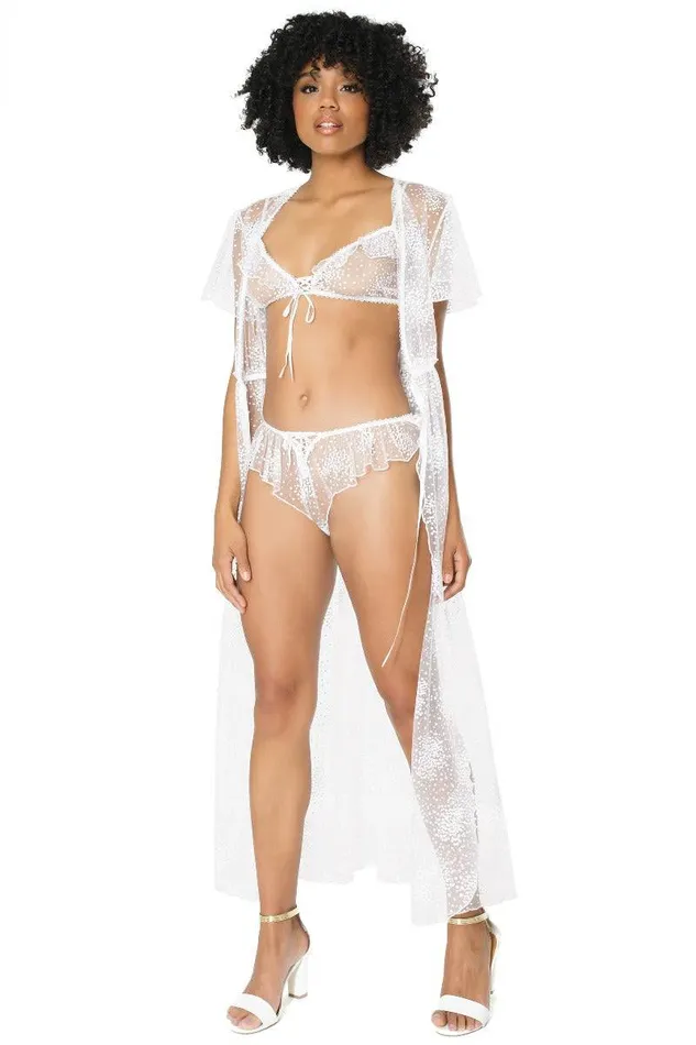 Coquette Female Sex Toys Coquette 21102 Bralette Panty Set White OS