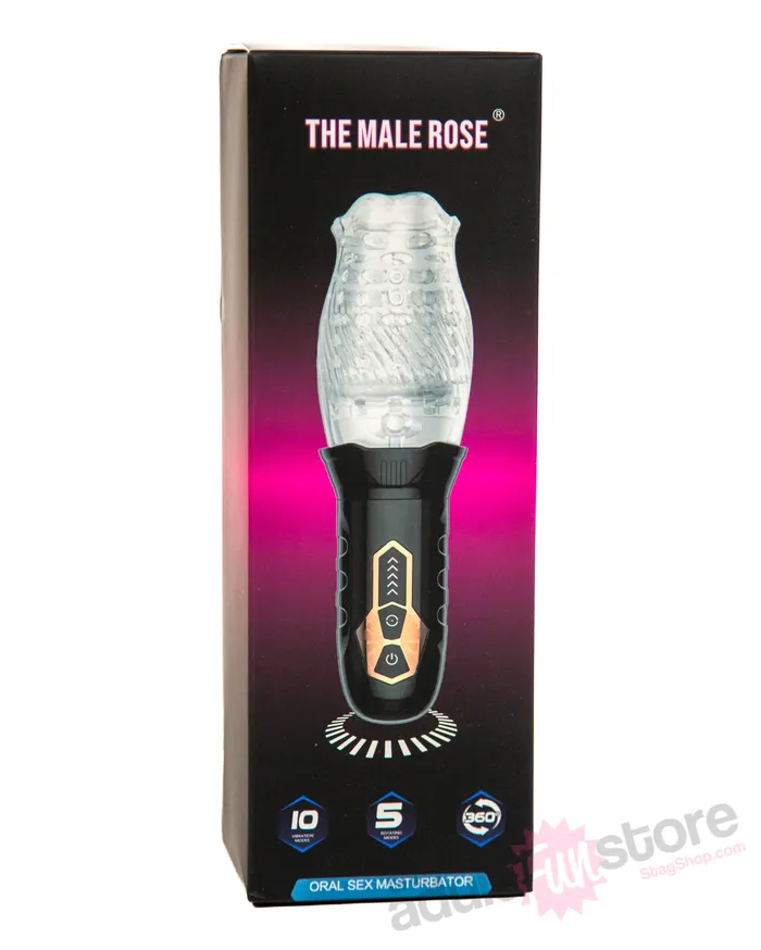 Gawk Gawk Male Sex Toys Gawk Gawk 3000 The Male Rose Vibrating Rotating Male Stroker