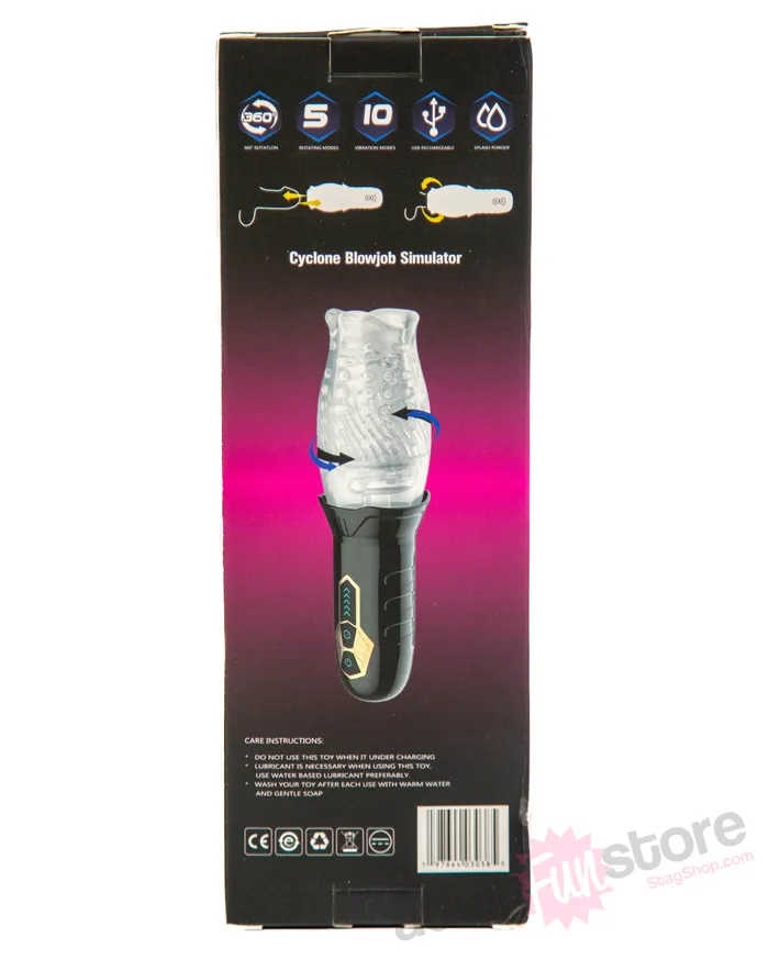 Gawk Gawk Male Sex Toys Gawk Gawk 3000 The Male Rose Vibrating Rotating Male Stroker