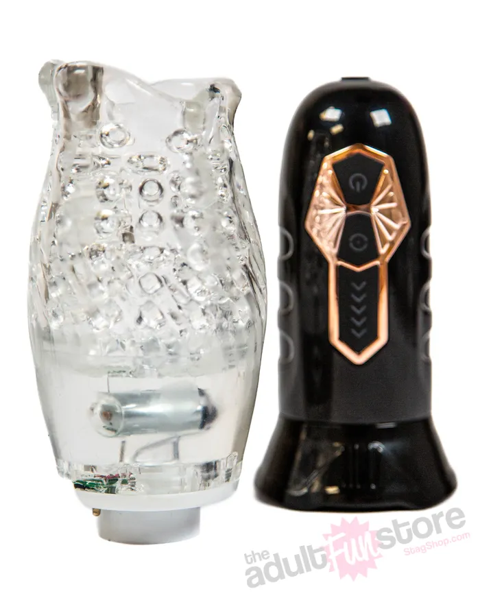Gawk Gawk Male Sex Toys Gawk Gawk 3000 The Male Rose Vibrating Rotating Male Stroker