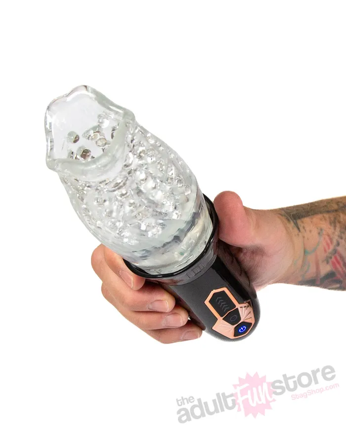 Gawk Gawk Male Sex Toys Gawk Gawk 3000 The Male Rose Vibrating Rotating Male Stroker