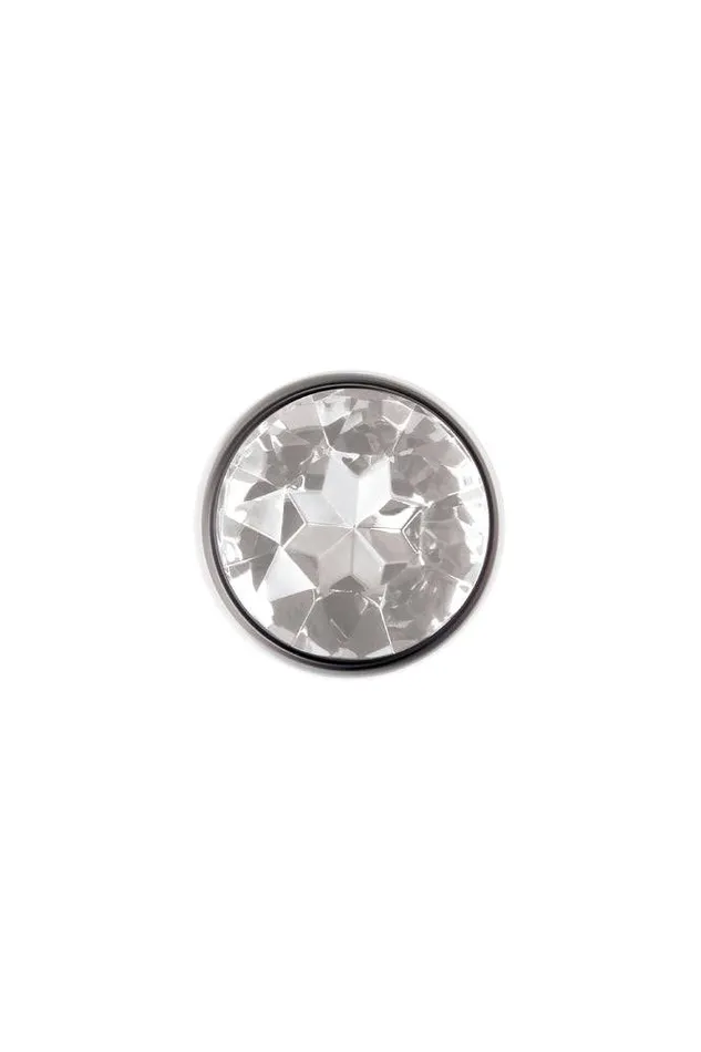 Male Sex Toys Adam Eve Adam Eve Clear Gem Anal Plug Large