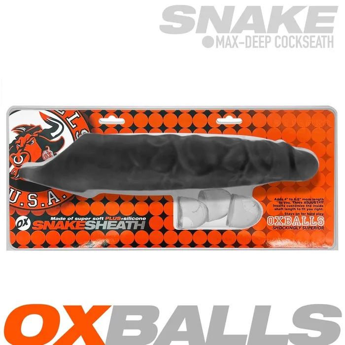 OXBALLS Anal Oxballs Snake Black Ice