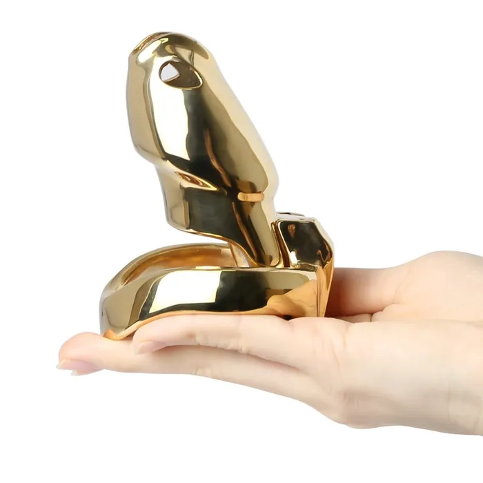 Oxyshop Male Sex Toys Golden HTV4 Gold Chastity cage
