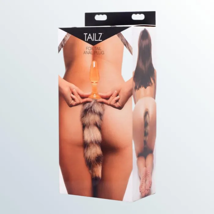 Tailz Anal Tailz Fox Tail Glass Anal Plug