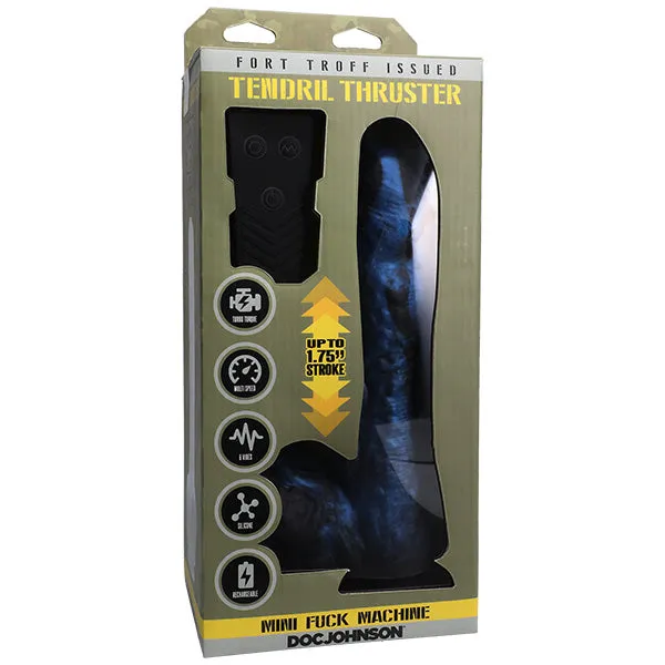 Vibrators DOC JOHNSON Doc Johnson Fort Troff Tendril Thruster Blue