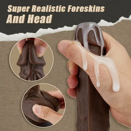 AcmeJoy Female Sex Toys LOVER Thrusting Vibrating Heating Dildo
