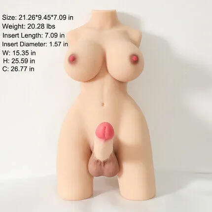 AcmeJoy Male Sex Toys Acmejoy 2028 lbs ECup Male Masturbator