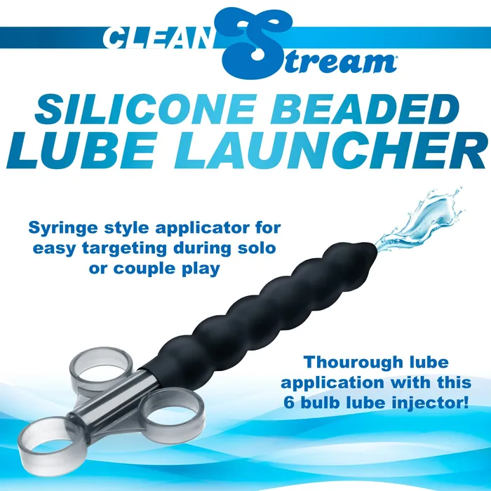 CleanStream Anal Silicone Beaded Lubricant Launcher