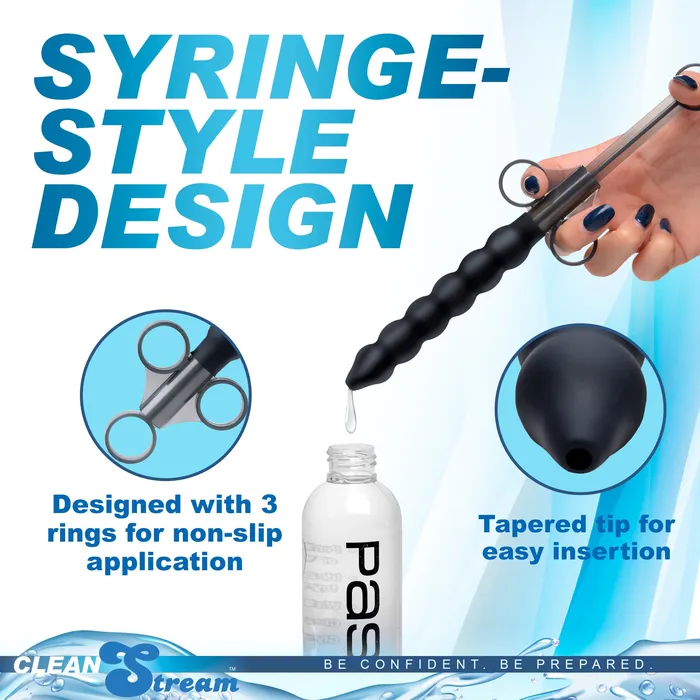 CleanStream Anal Silicone Beaded Lubricant Launcher