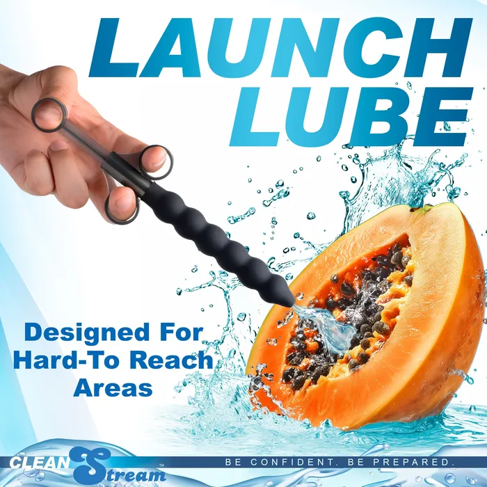 CleanStream Anal Silicone Beaded Lubricant Launcher