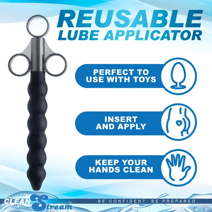 CleanStream Anal Silicone Beaded Lubricant Launcher