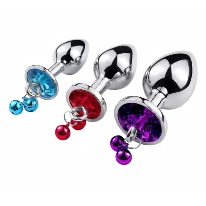 Dangling Jeweled Bell Princess Anal Trainer Set 3Piece Lovegasm Anal