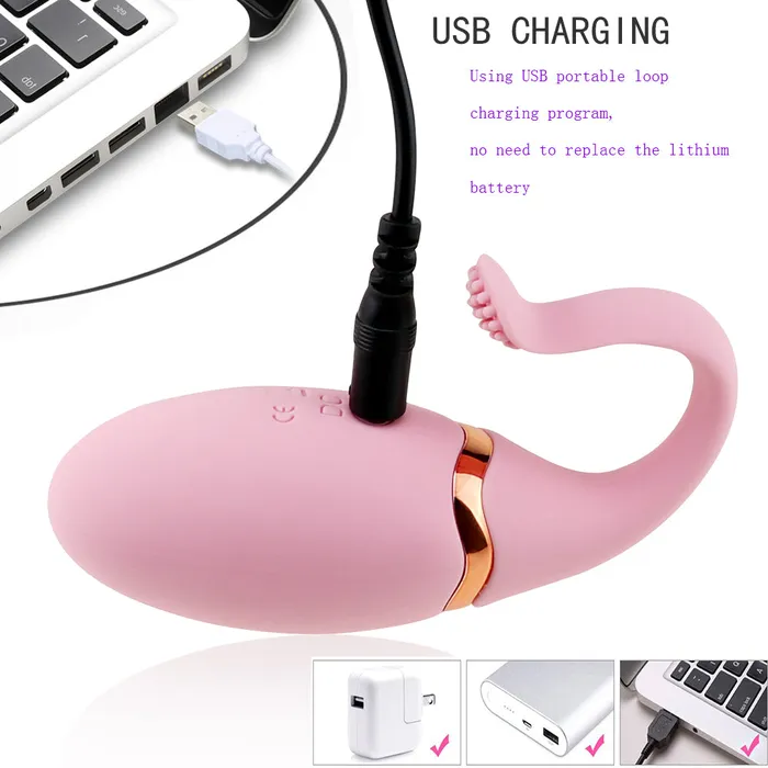 LAZADASEXTOYS Female Sex Toys 10 Speeds G Spot Kegal Ball Vibrator Remote Control Silicone Mute Egg Vibrator Vagina Tight Exercise Sex Toy for Women Sex Shop