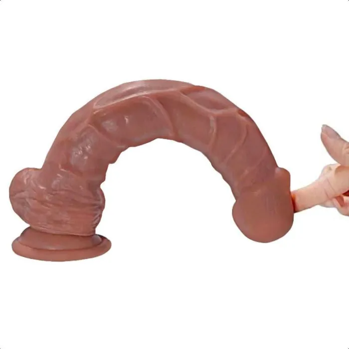 Lovegasm 10 Dildo With Balls and Rideable Mounted Suction Cup Wall Floor Base MenS Female Sex Toys