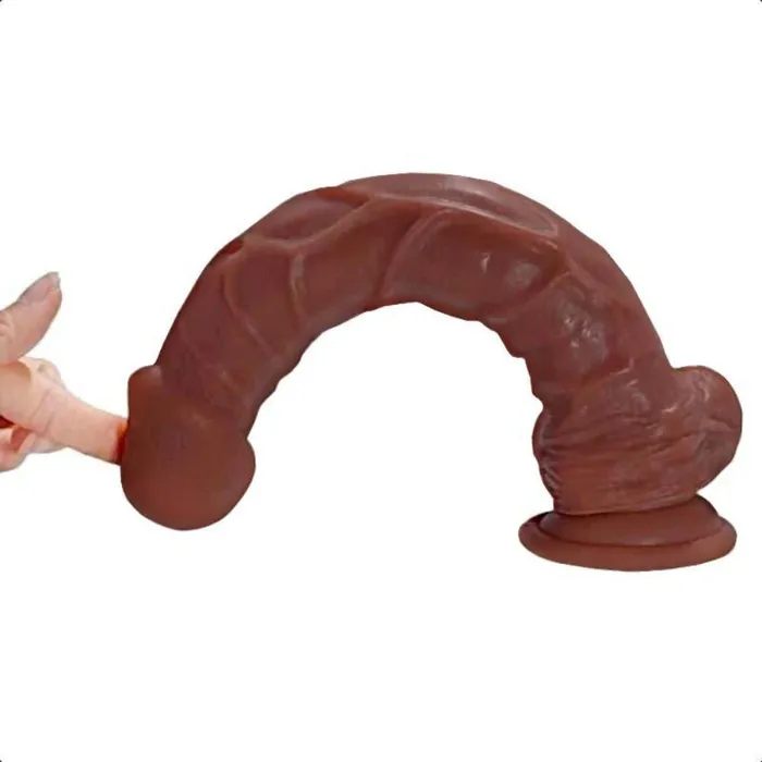 Lovegasm 10 Dildo With Balls and Rideable Mounted Suction Cup Wall Floor Base MenS Female Sex Toys