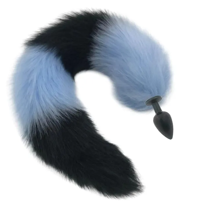 Lovegasm Anal Mythical Blue Wolf Tail Plug 276 to 354 Long