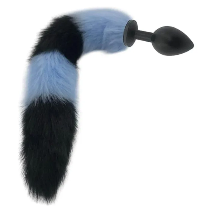 Lovegasm Anal Mythical Blue Wolf Tail Plug 276 to 354 Long