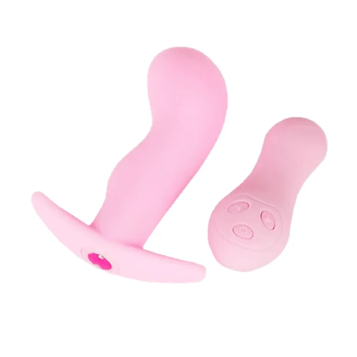 Lovegasm Anal Remote Controlled Silicone Vibrating Plug 433 LongBullets