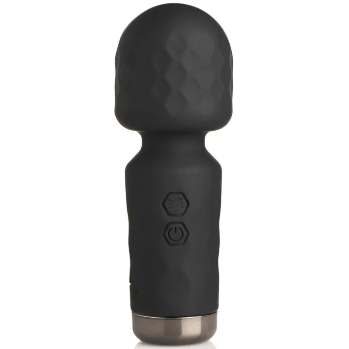 Vibrators XR Brands 10x Mini Silicone Wand Black