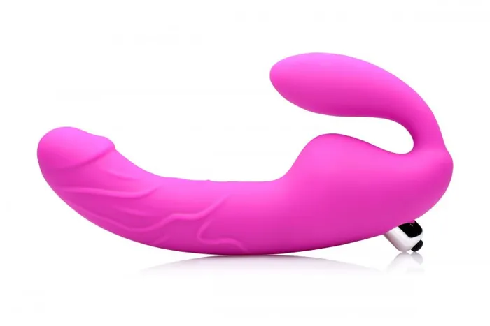 XR Brands Strap U Female Sex Toys Royal Rider Vibrating Strapless Strap on Dildo Pink XR Brands Strap U Female Sex Toys Royal Rider Vibrating Strapless Strap on Dildo Pink