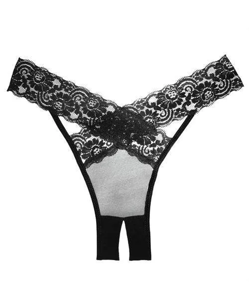 Allure Lingerie Lp Vibrators Adore Sheer Lace Desire Panty Os