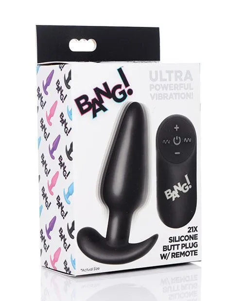 Anal Bang 21x Vibrating Silicone Butt Plug Wremote Xr LLC