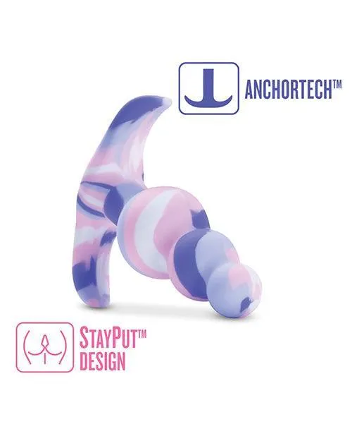 Anal Blush Novelties Blush Avant Twilight Silicone Plug Blue