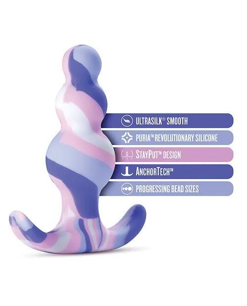Anal Blush Novelties Blush Avant Twilight Silicone Plug Blue