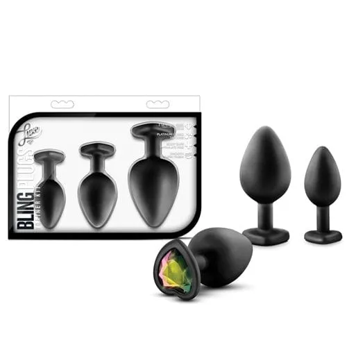 Anal Blush Novelties Blush Novelties Luxe Bling Anal Plugs Training Kit
